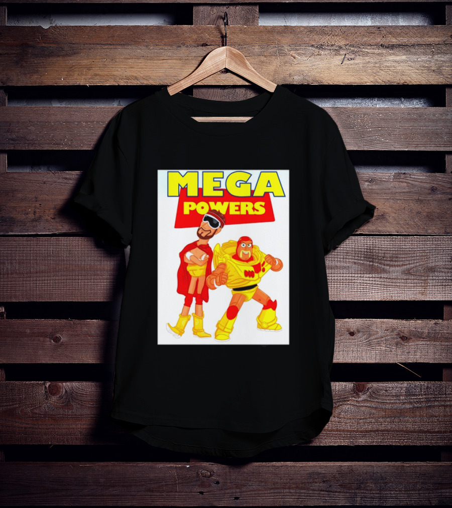 Randy Macho Man Savage Buzz Lightyear Hulk Hogan Toy Story WWE Mega Powers T-Shirt