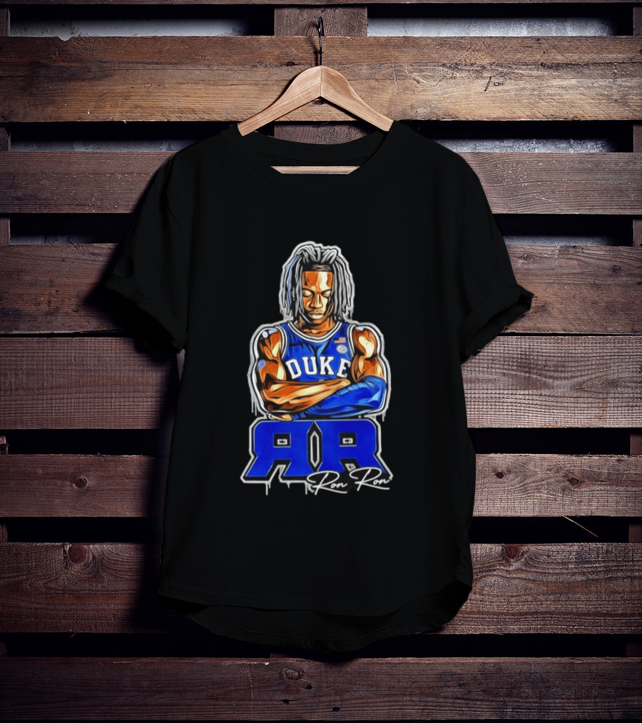 Ron Ron Deron Rippey Jr Duke Blue Devils Basketball Player T-Shirt