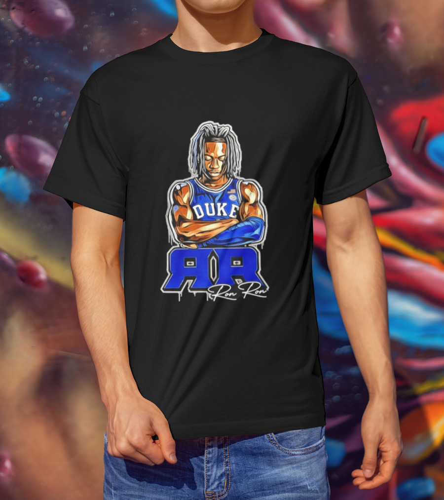 Ron Ron Deron Rippey Jr Duke Blue Devils Basketball Player T-Shirt
