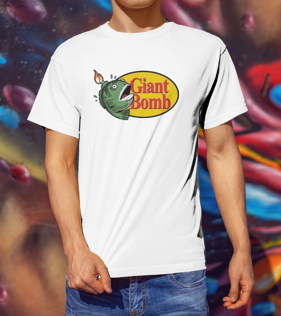 Giant Bomb Fish With Explosive Head T-Shirt