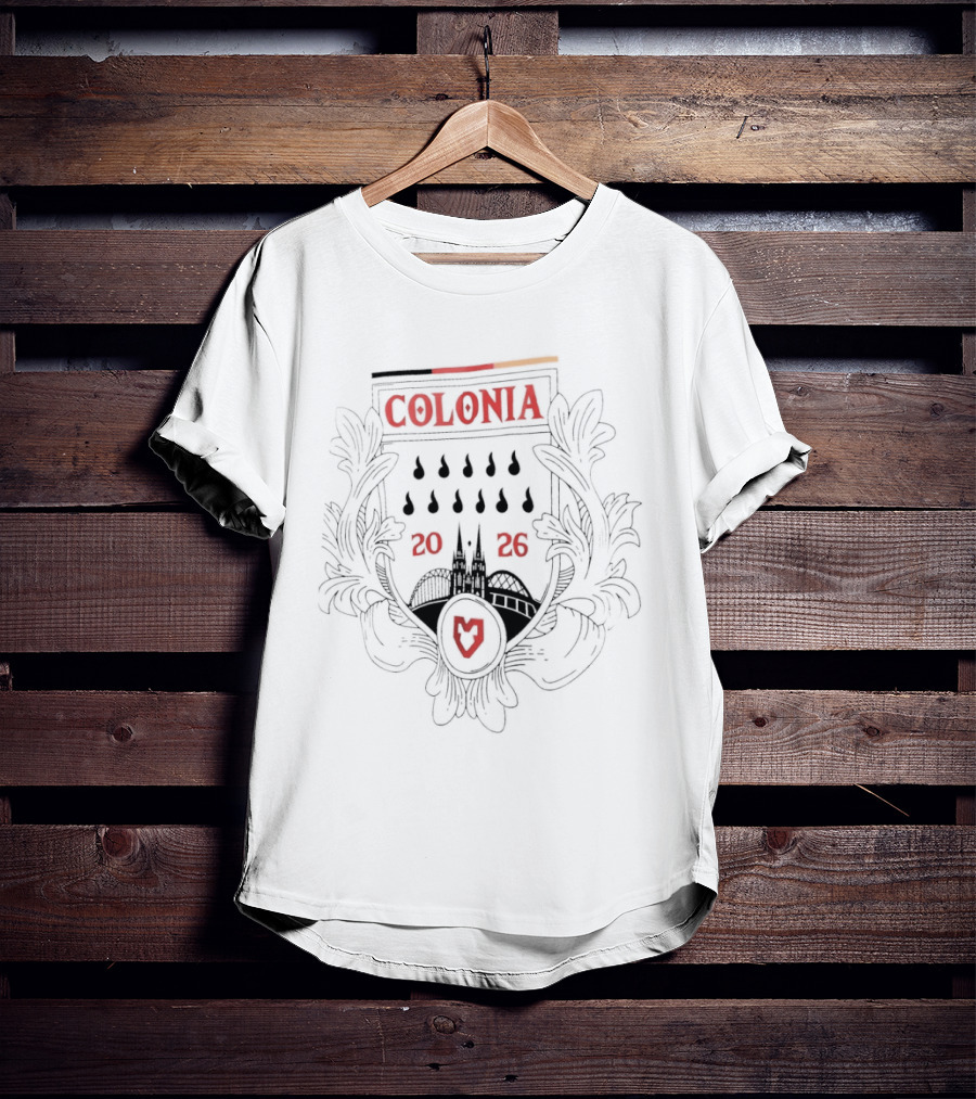 Colonia 2026 Germany Crest City Skyline T-Shirt