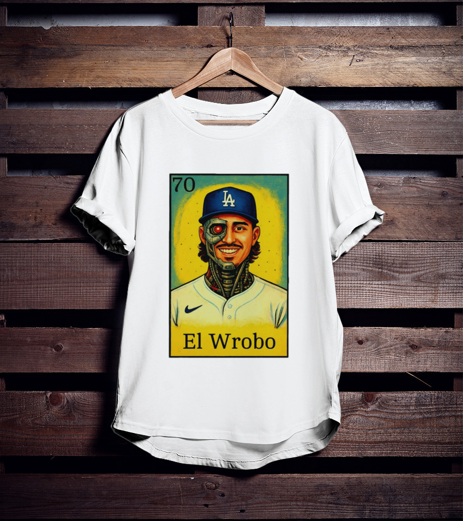 El Wrobo 70 Evan Phillips Los Angeles Dodgers T-Shirt