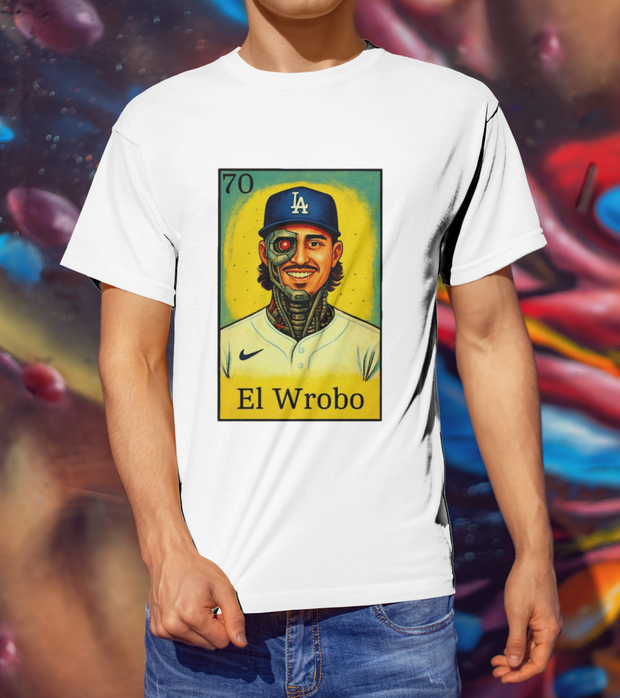 El Wrobo 70 Evan Phillips Los Angeles Dodgers T-Shirt