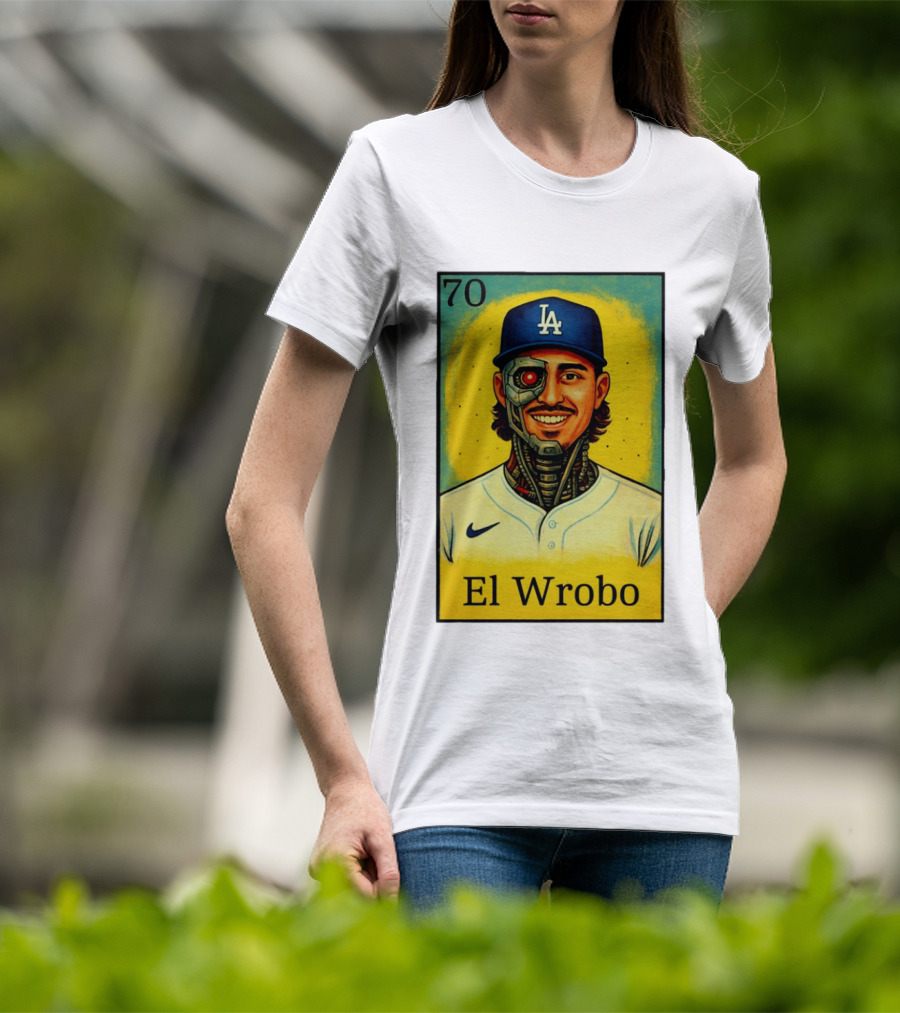 El Wrobo 70 Evan Phillips Los Angeles Dodgers T-Shirt