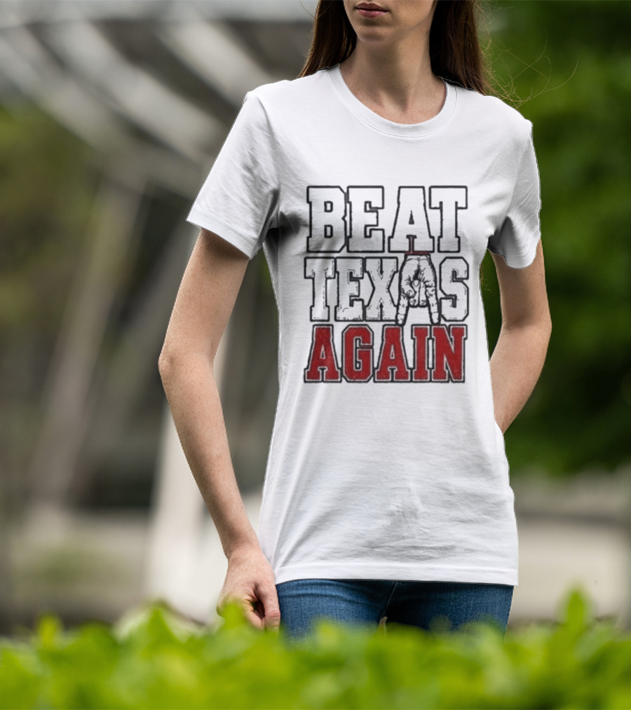 Oklahoma Sooners Beat Texas Again College Football Rivalry T-Shirt