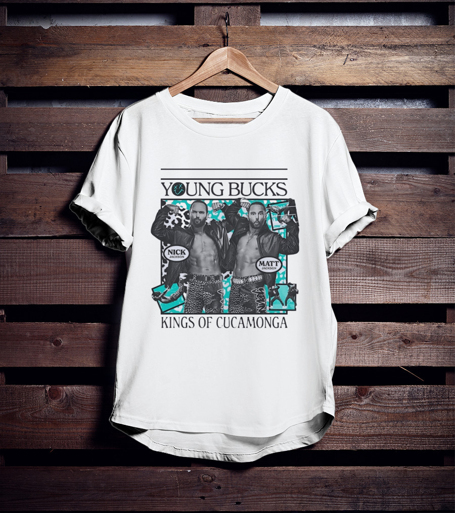 Young Bucks Nick Jackson Matt Jackson Kings Of Cucamonga T-Shirt