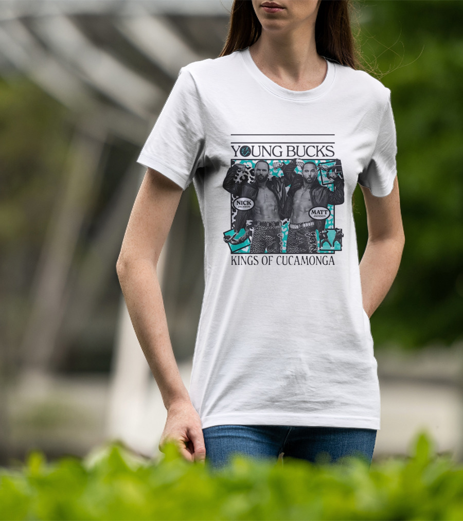 Young Bucks Nick Jackson Matt Jackson Kings Of Cucamonga T-Shirt