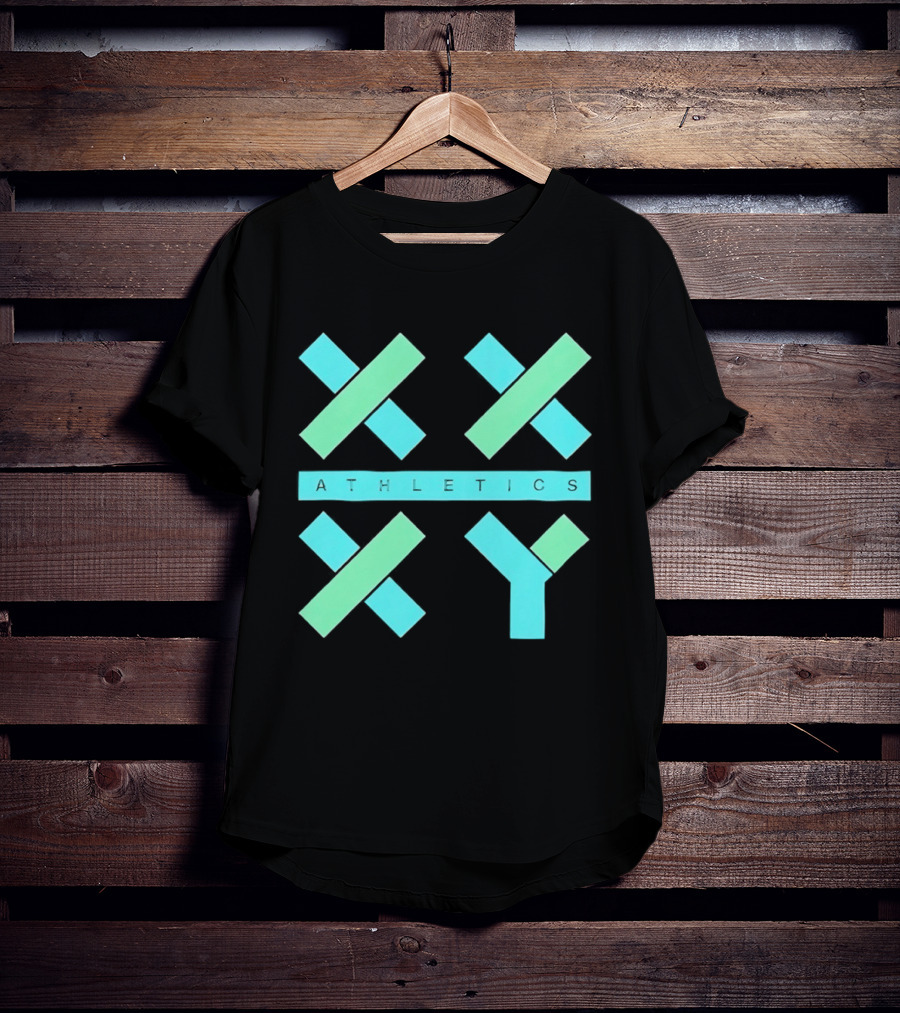 Athletics X Y Geometric Shapes Sports Abstract T-Shirt