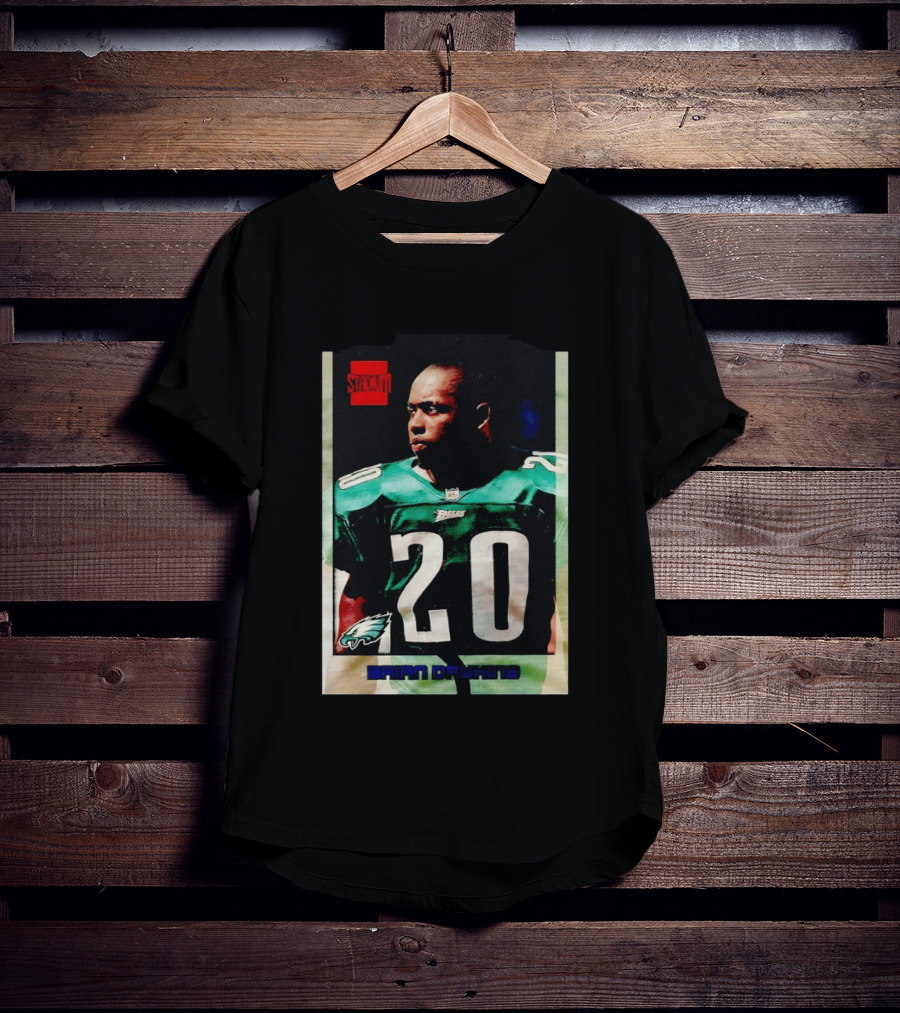Brian Dawkins Philadelphia Eagles Stack 20 Trading Card T-Shirt