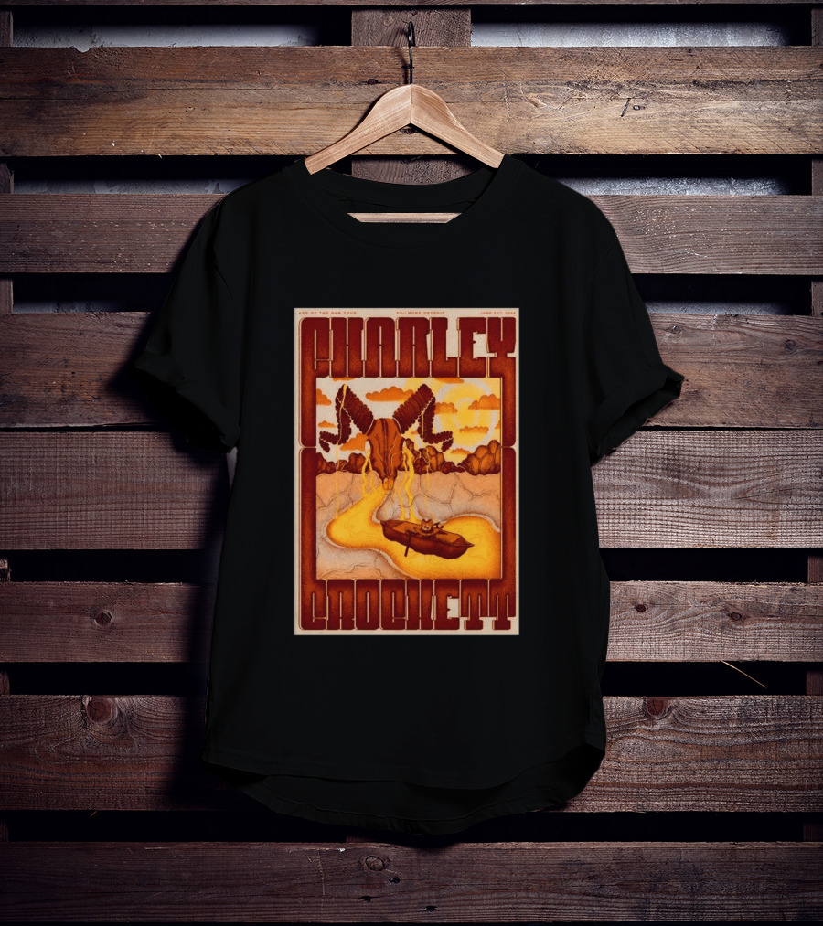 Charley Crockett Age Of The Ram Tour Fillmore Detroit June 23 2026 T-Shirt