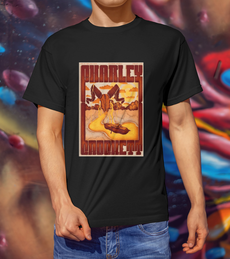 Charley Crockett Age Of The Ram Tour Fillmore Detroit June 23 2026 T-Shirt