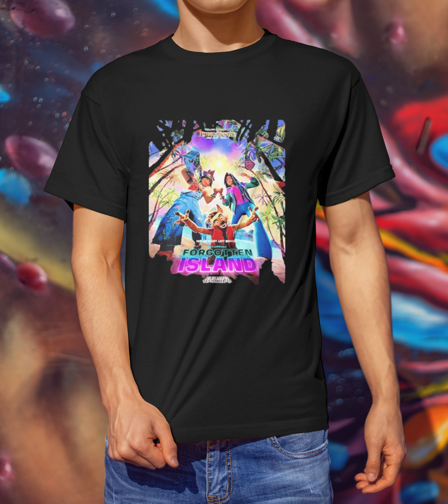 DreamWorks Puss In Boots Forgotten Island No Memory Left Behind In Theaters September 25 2026 T-Shirt