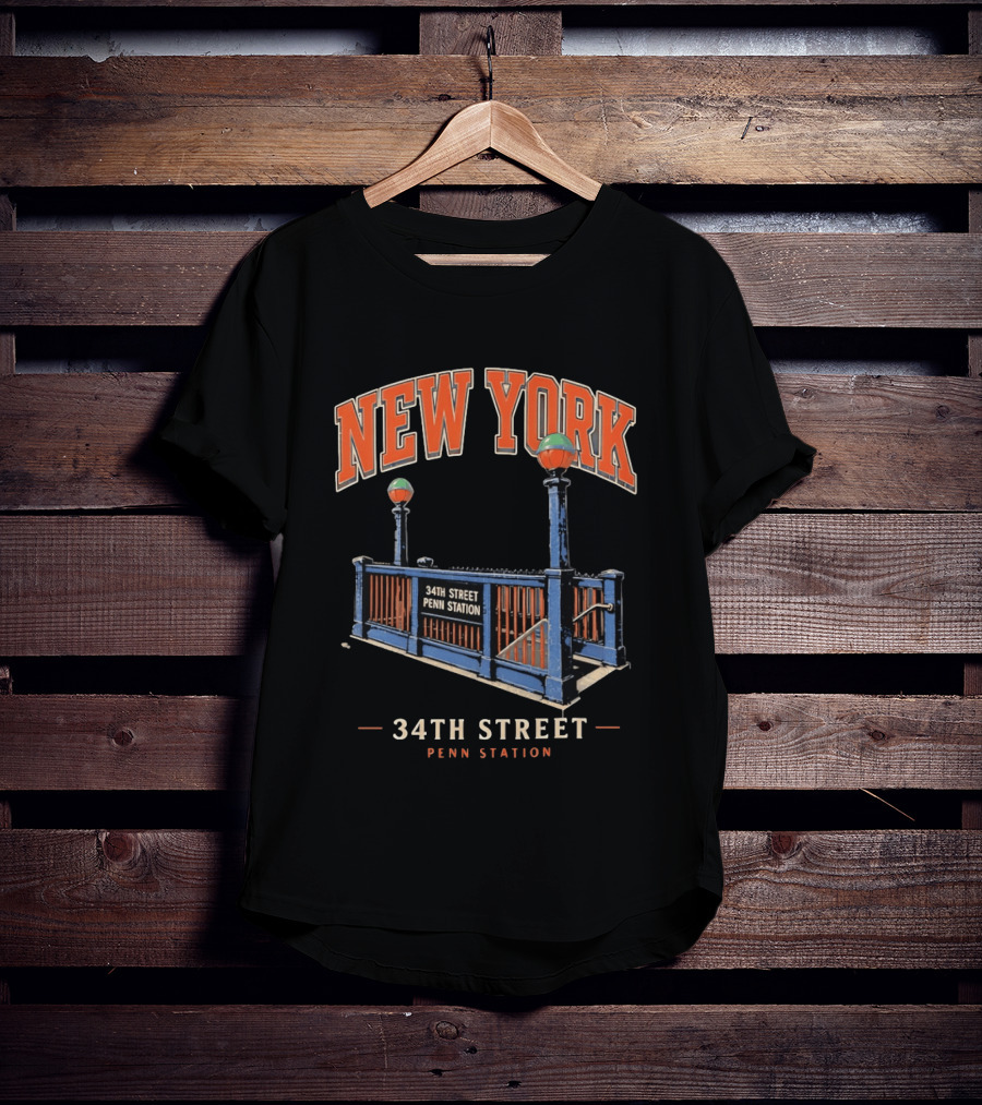 New York 34th Street Penn Station Subway Entrance T-Shirt