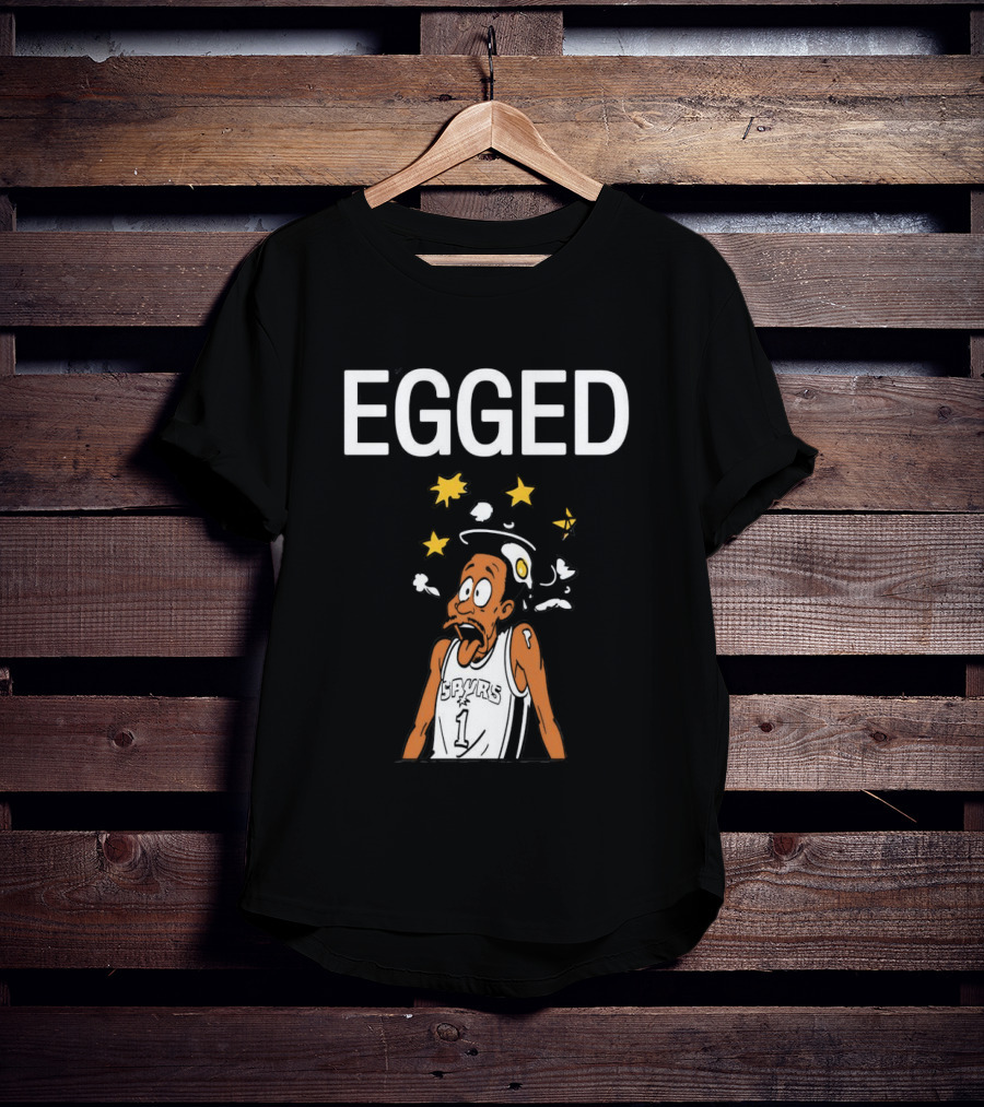 Victor Wembanyama Egged Cartoon Meme San Antonio Spurs Number 1 T-Shirt
