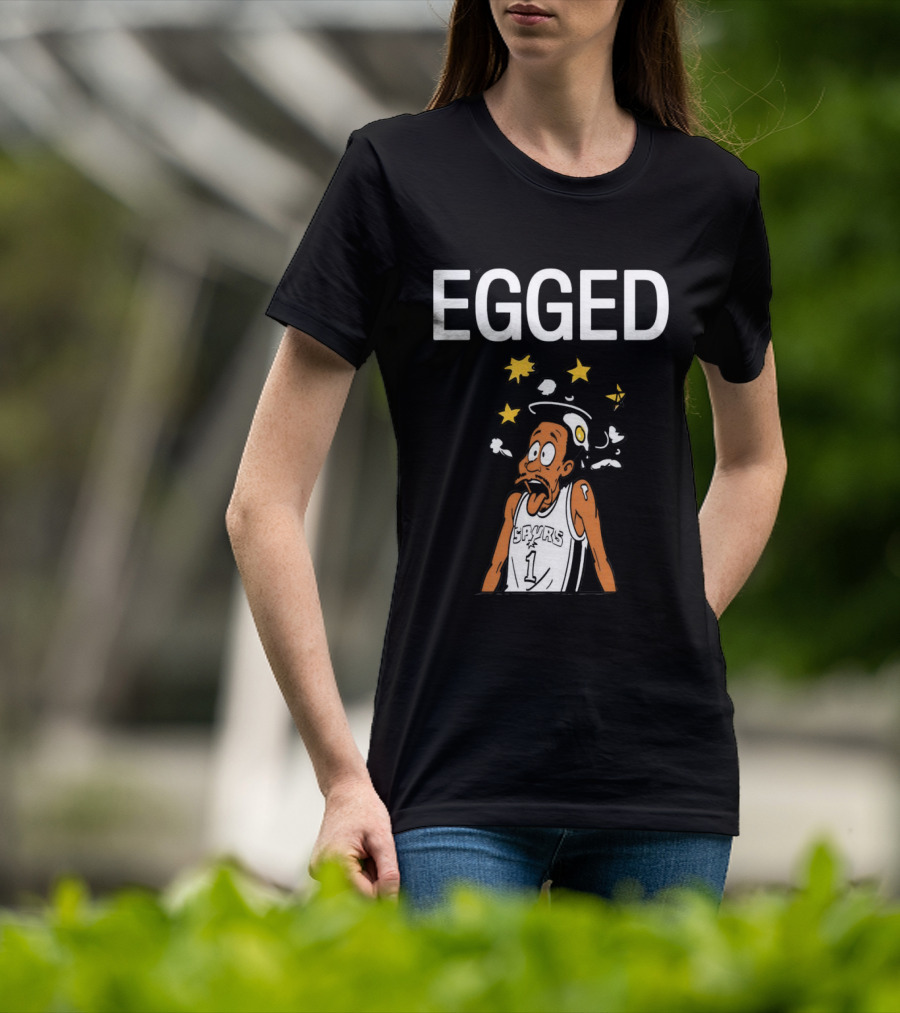 Victor Wembanyama Egged Cartoon Meme San Antonio Spurs Number 1 T-Shirt