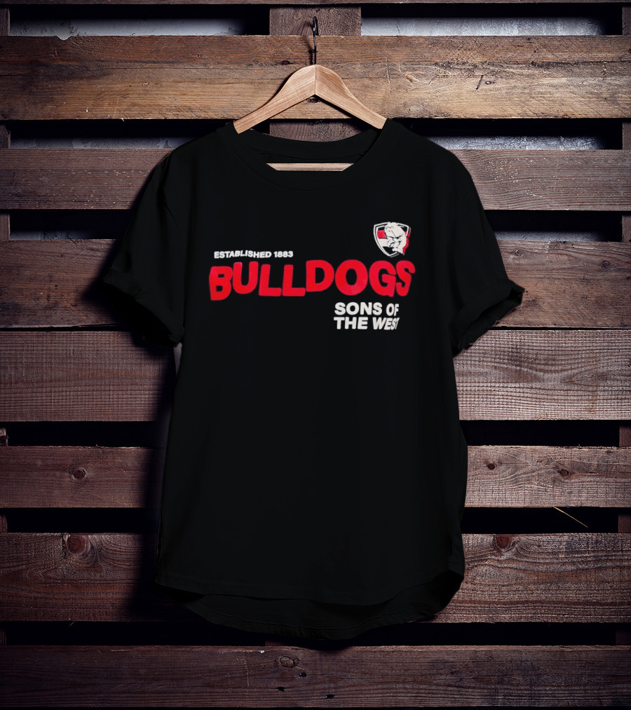 Western Bulldogs Established 1883 Sons Of The West T-Shirt