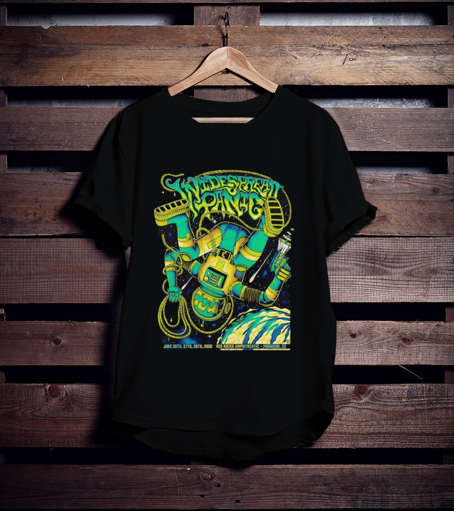 Widespread Panic Astronaut June 26 28 2026 Red Rocks Amphitheatre Morrison CO T-Shirt