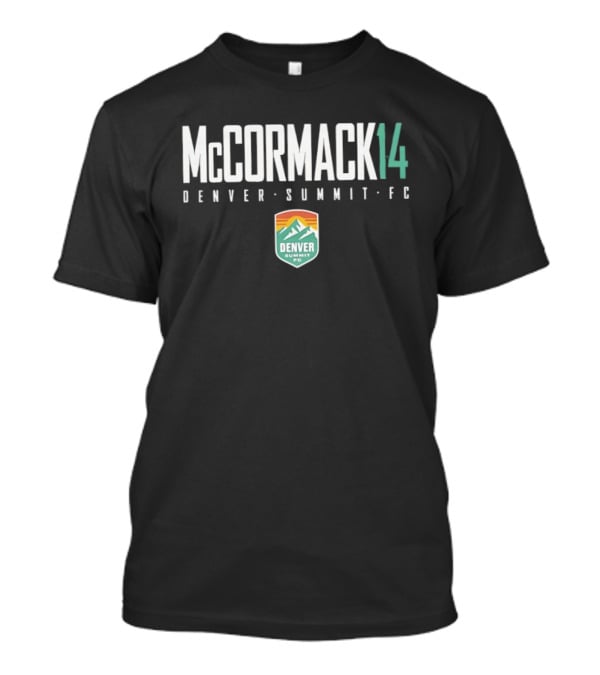 McCormack 14 Denver Summit FC Elite Name And Number T-Shirt