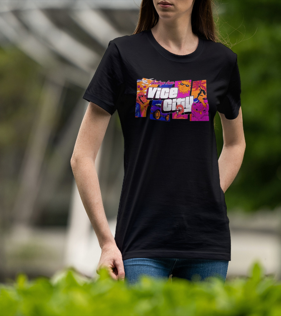 Greetings From Vice City Grand Theft Auto VI GTA 6 Lucia T-Shirt