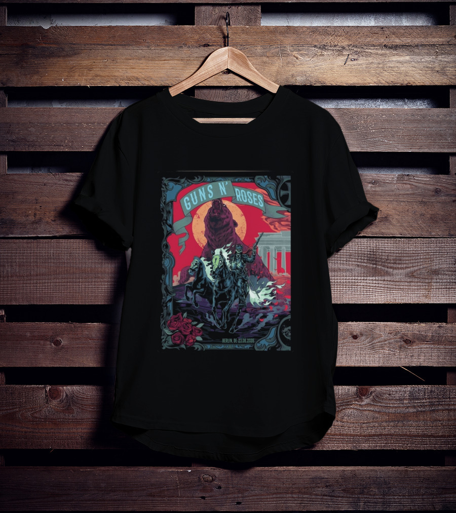 Guns N' Roses Berlin 2026 Night 1 Uber Arena 23 June Event T-Shirt