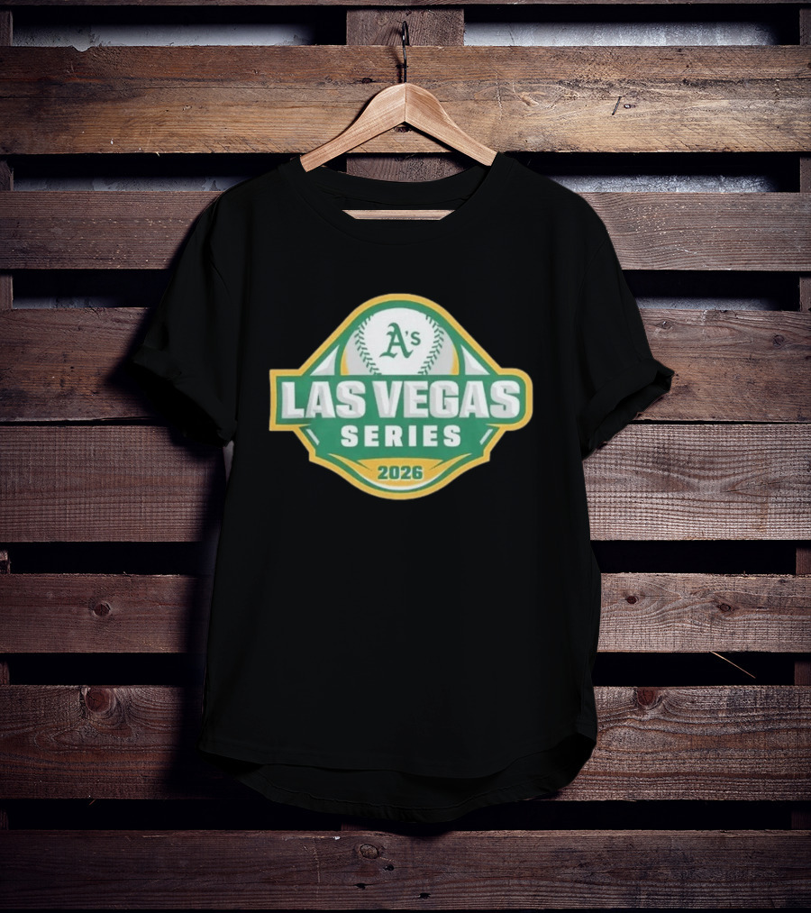 Oakland Athletics A's Las Vegas Series 2026 Green MLB Baseball T-Shirt