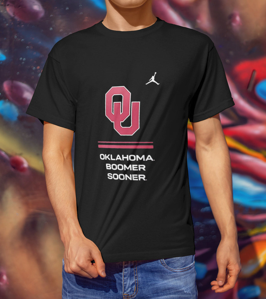Oklahoma Sooners OU Boomer Jumpman T-Shirt