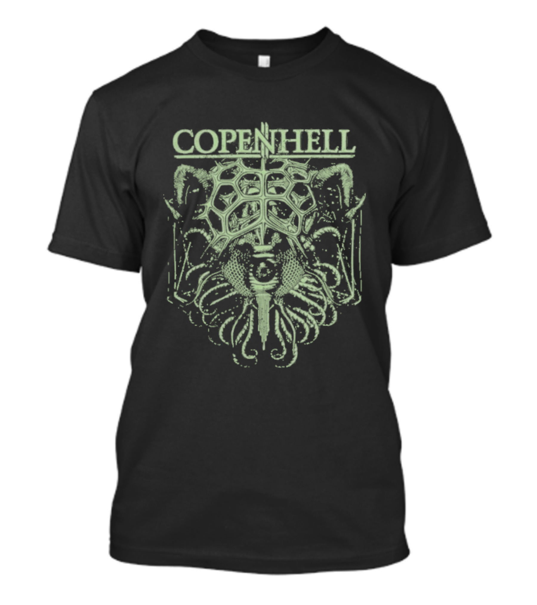 Copenhell Beast Machine Monster Graphic Skull T-Shirt
