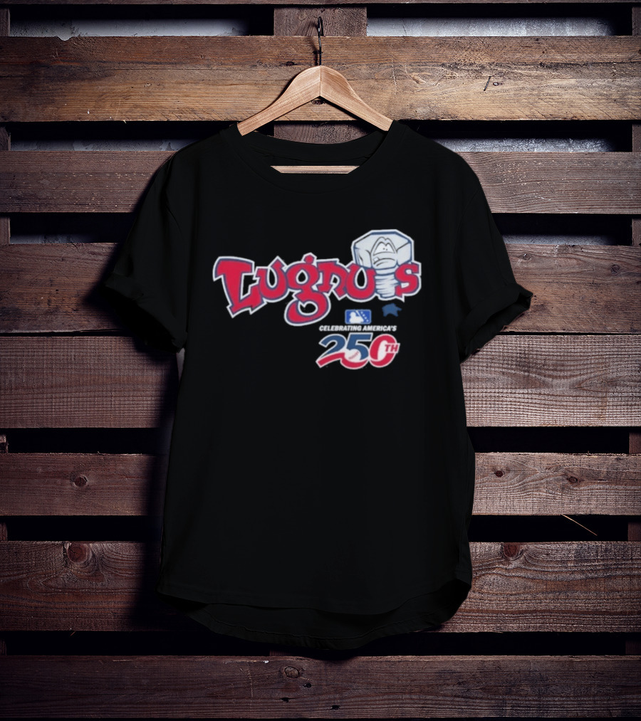 Lansing Lugnuts MiLB Baseball America's 250th Anniversary Celebration T-Shirt