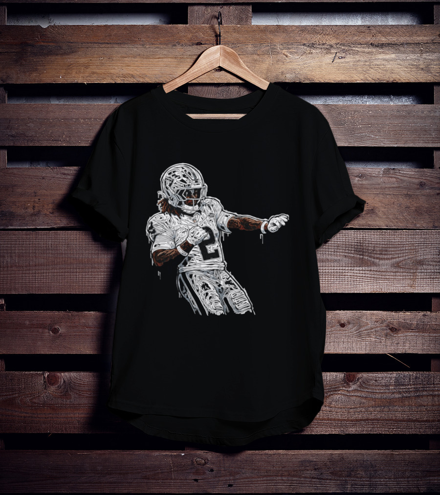 Las Vegas Raiders Ashton Jeanty 2 Football Player T-Shirt