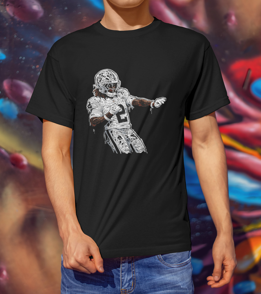 Las Vegas Raiders Ashton Jeanty 2 Football Player T-Shirt
