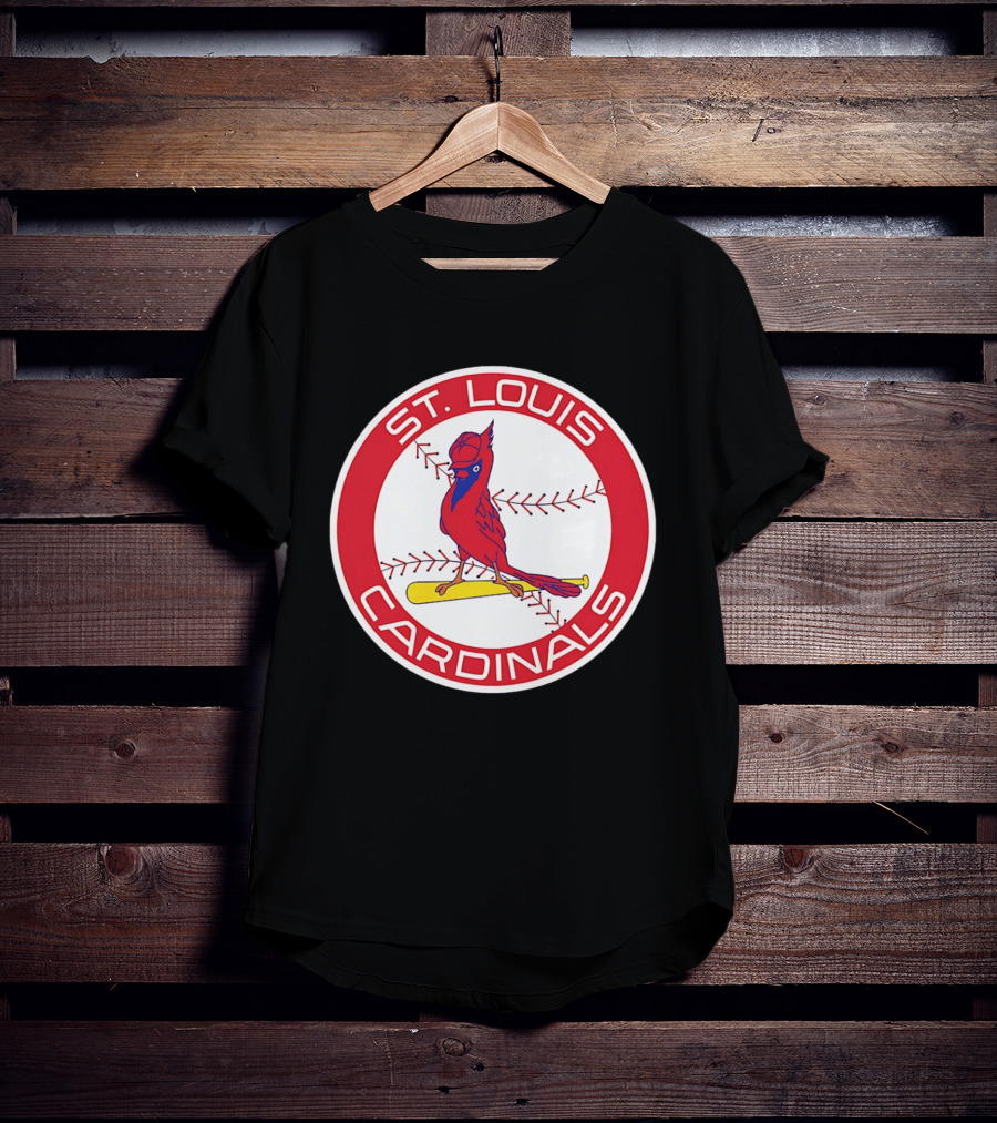 St. Louis Cardinals 2026 Baseball Bird Bat Red Circle T-Shirt