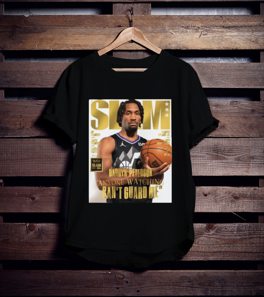 SLAM Gold Darryn Peterson Anyone Ing Can't Guard Me T-Shirt