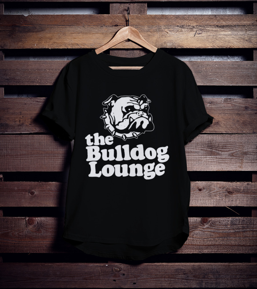 The Bulldog Lounge Dog Lover Bar Pub T-Shirt