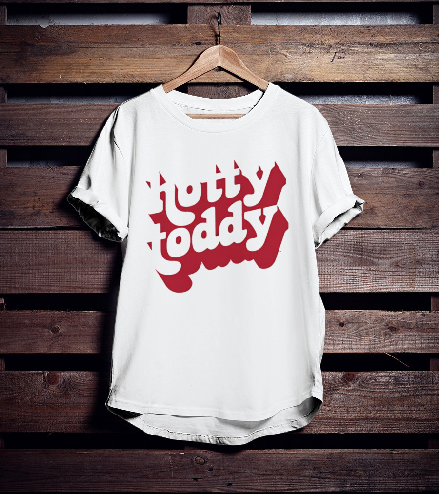Hotty Toddy Text Art With Distinctive Red Lettering T-Shirt