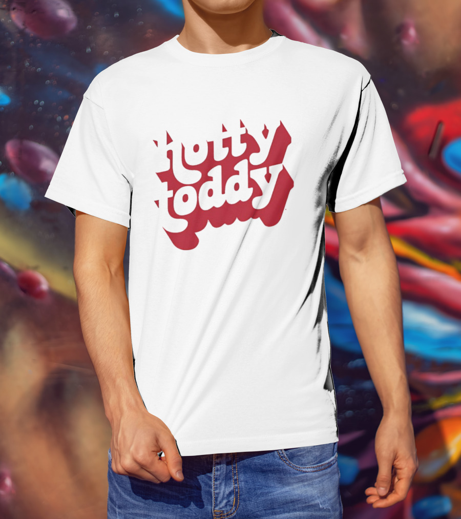 Hotty Toddy Text Art With Distinctive Red Lettering T-Shirt