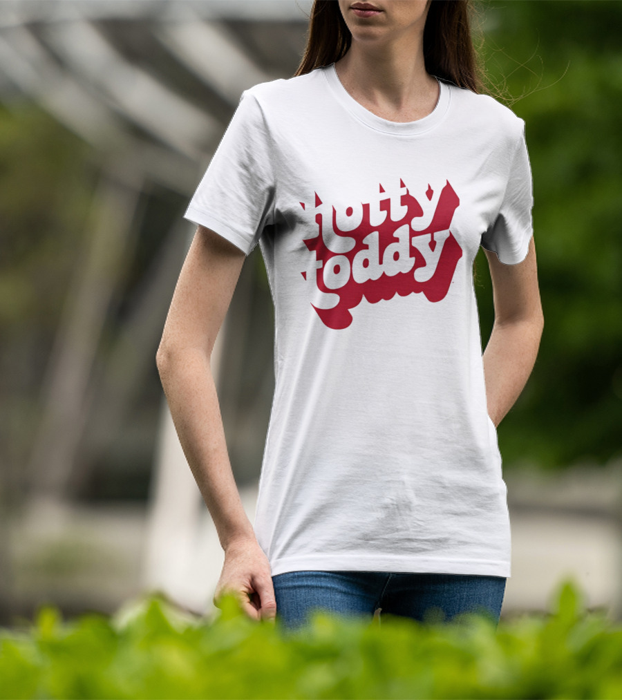 Hotty Toddy Text Art With Distinctive Red Lettering T-Shirt