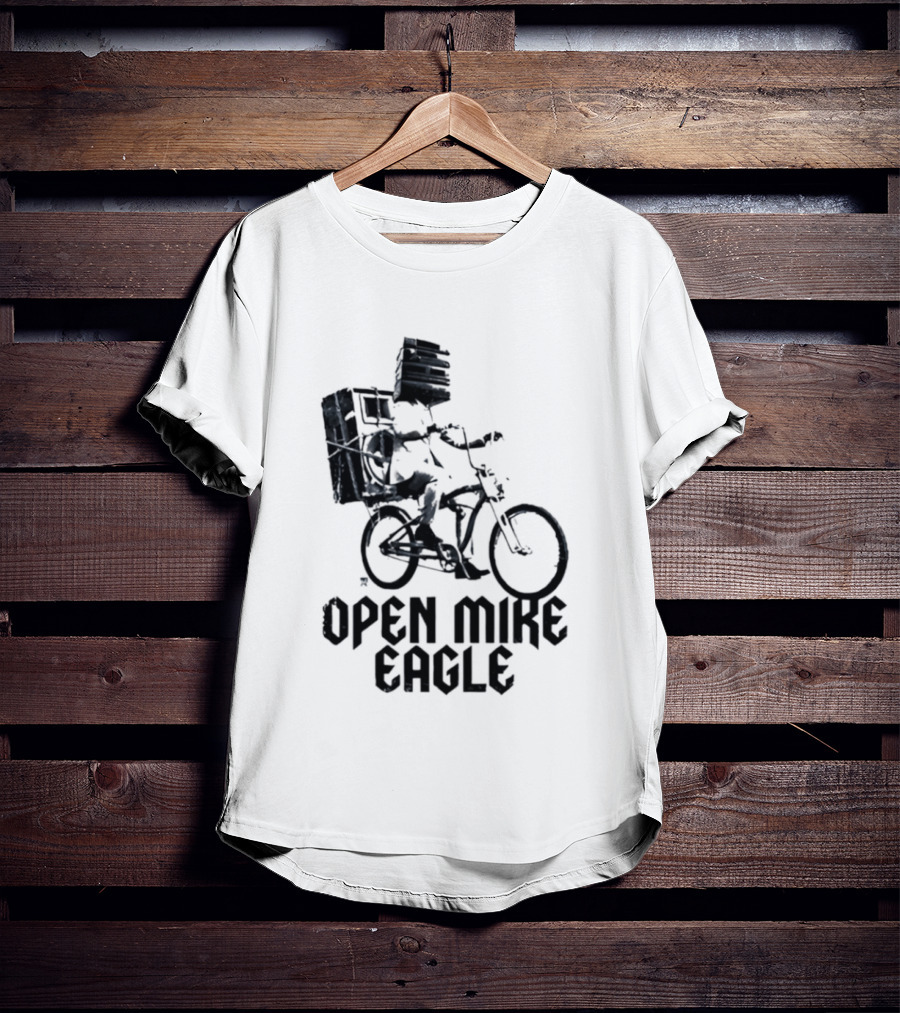 Open Mike Eagle Bicycle Art Hip Hop Alternative Rap T-Shirt