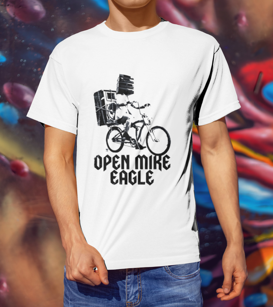 Open Mike Eagle Bicycle Art Hip Hop Alternative Rap T-Shirt