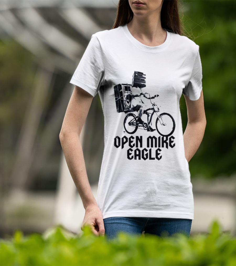 Open Mike Eagle Bicycle Art Hip Hop Alternative Rap T-Shirt