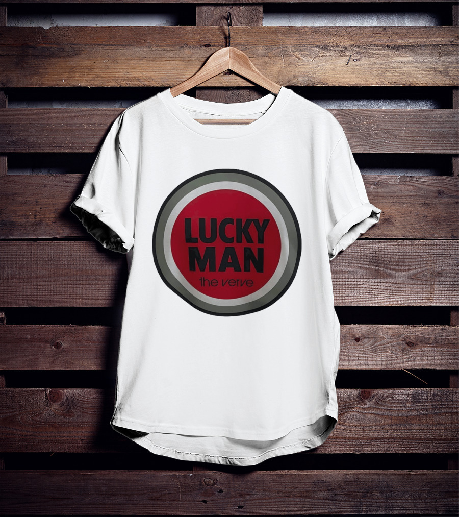 The Verve Lucky Man Red Circle T-Shirt