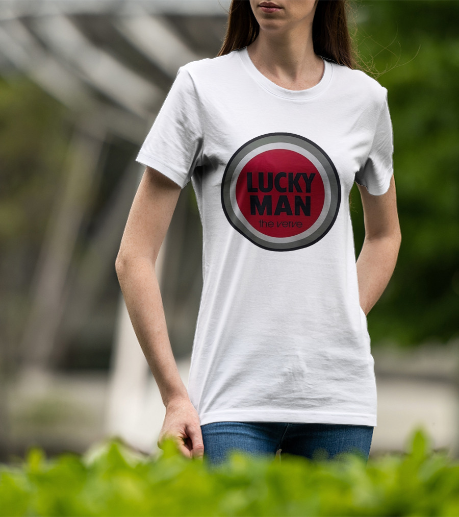 The Verve Lucky Man Red Circle T-Shirt