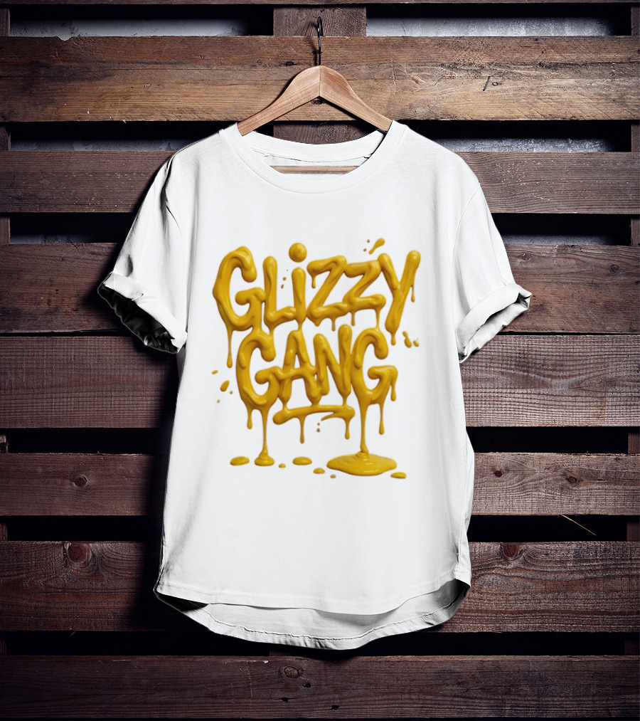 Glizzy Gang Mustard Drip T-Shirt