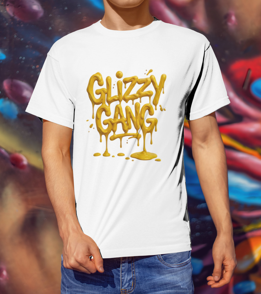 Glizzy Gang Mustard Drip T-Shirt