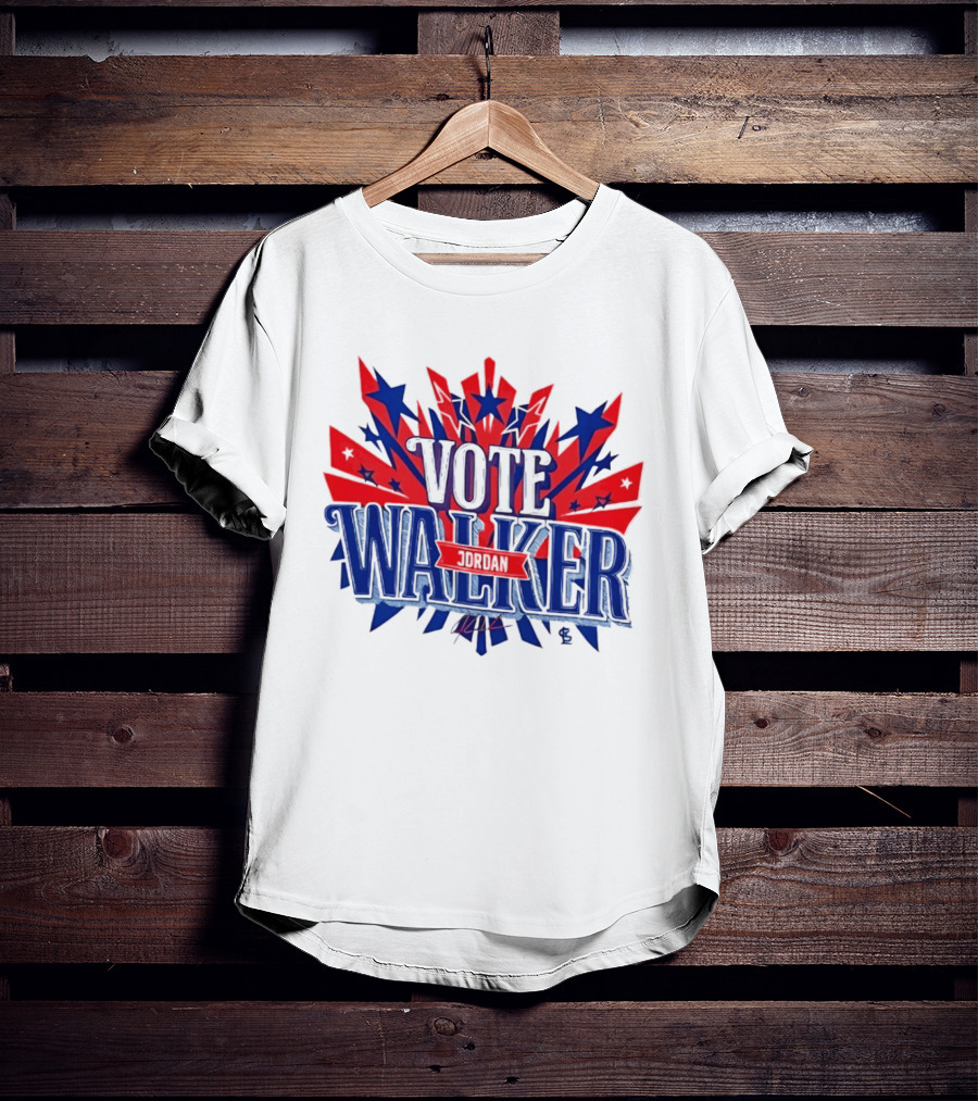 Vote Jordan Walker St Louis Cardinals MLB Stars And Stripes T-Shirt