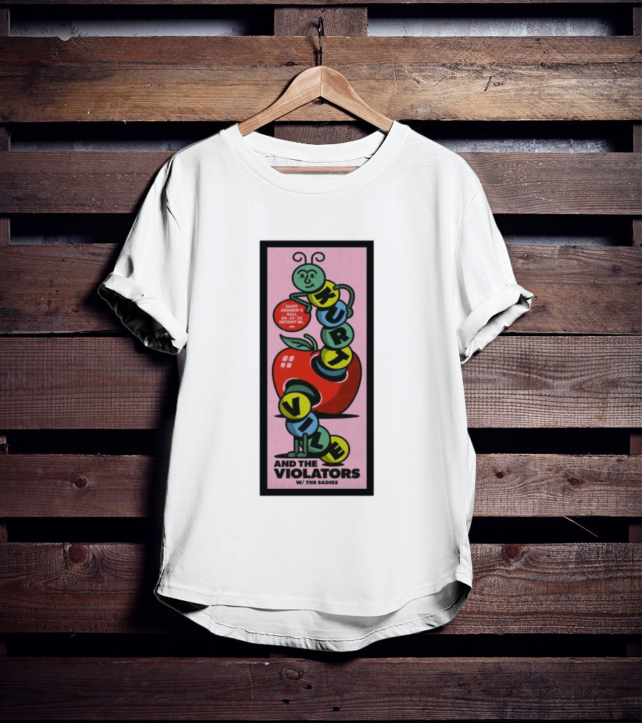 Kurt Vile And The Violators June 25 2026 Saint Andrew's Hall Detroit MI With The Sadies T-Shirt