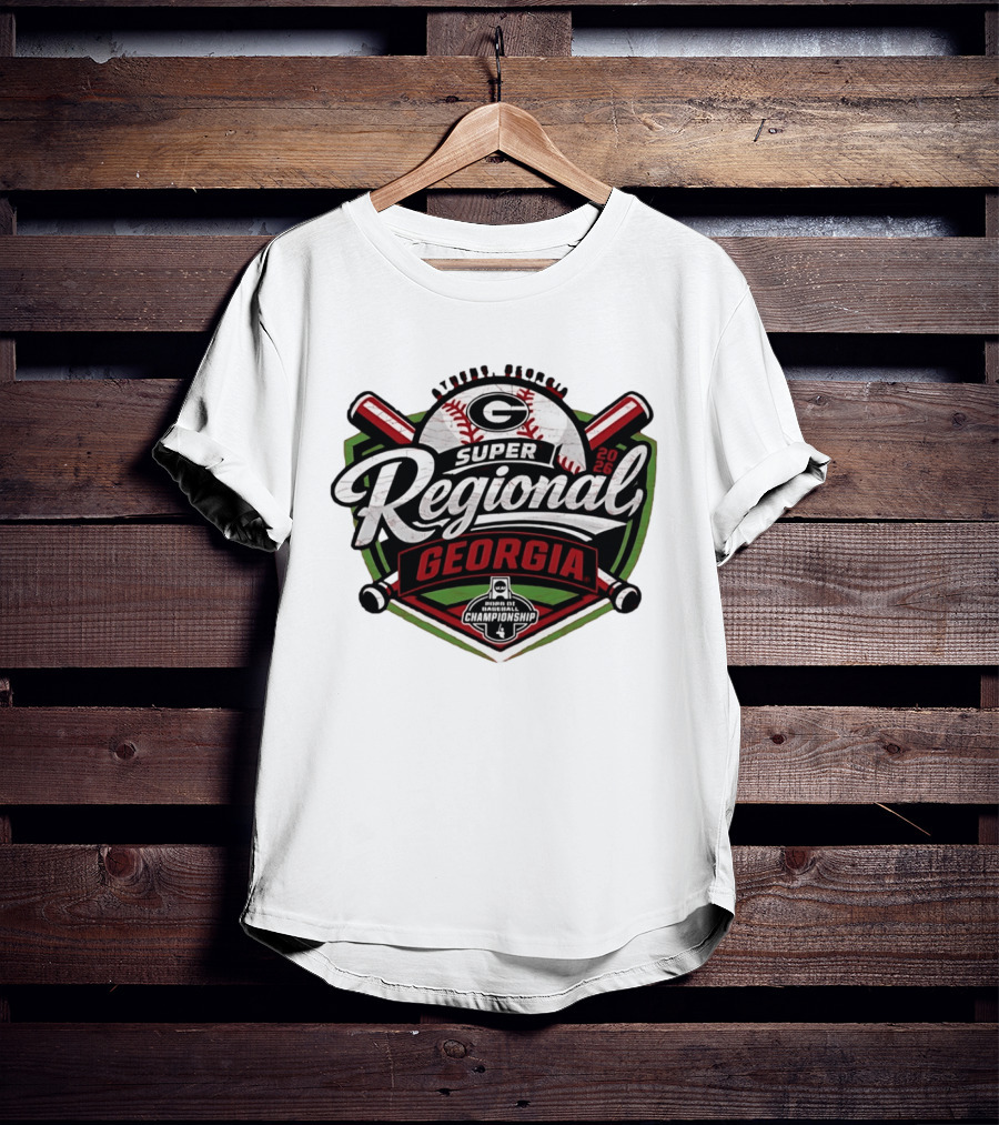 Georgia Bulldogs Baseball Super Regional Championship Athens 2026 T-Shirt
