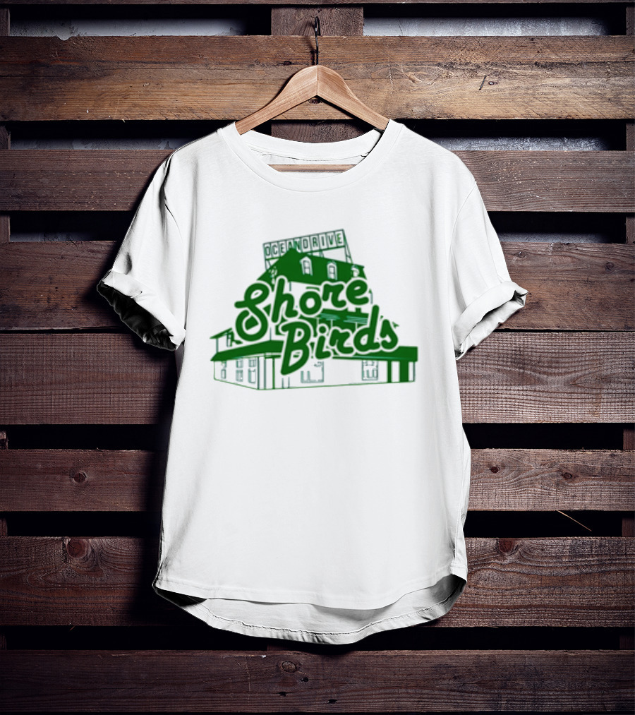 Jason Kelce Oceandrive Shore Birds Building T-Shirt
