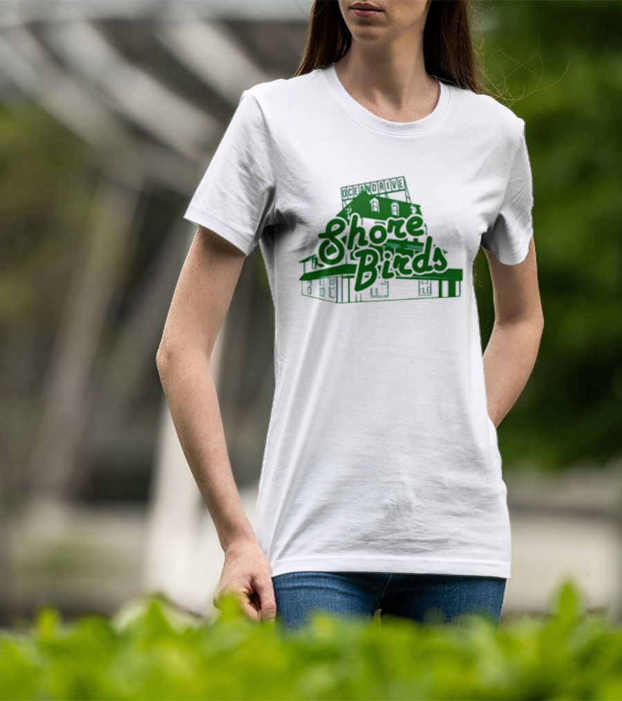 Jason Kelce Oceandrive Shore Birds Building T-Shirt