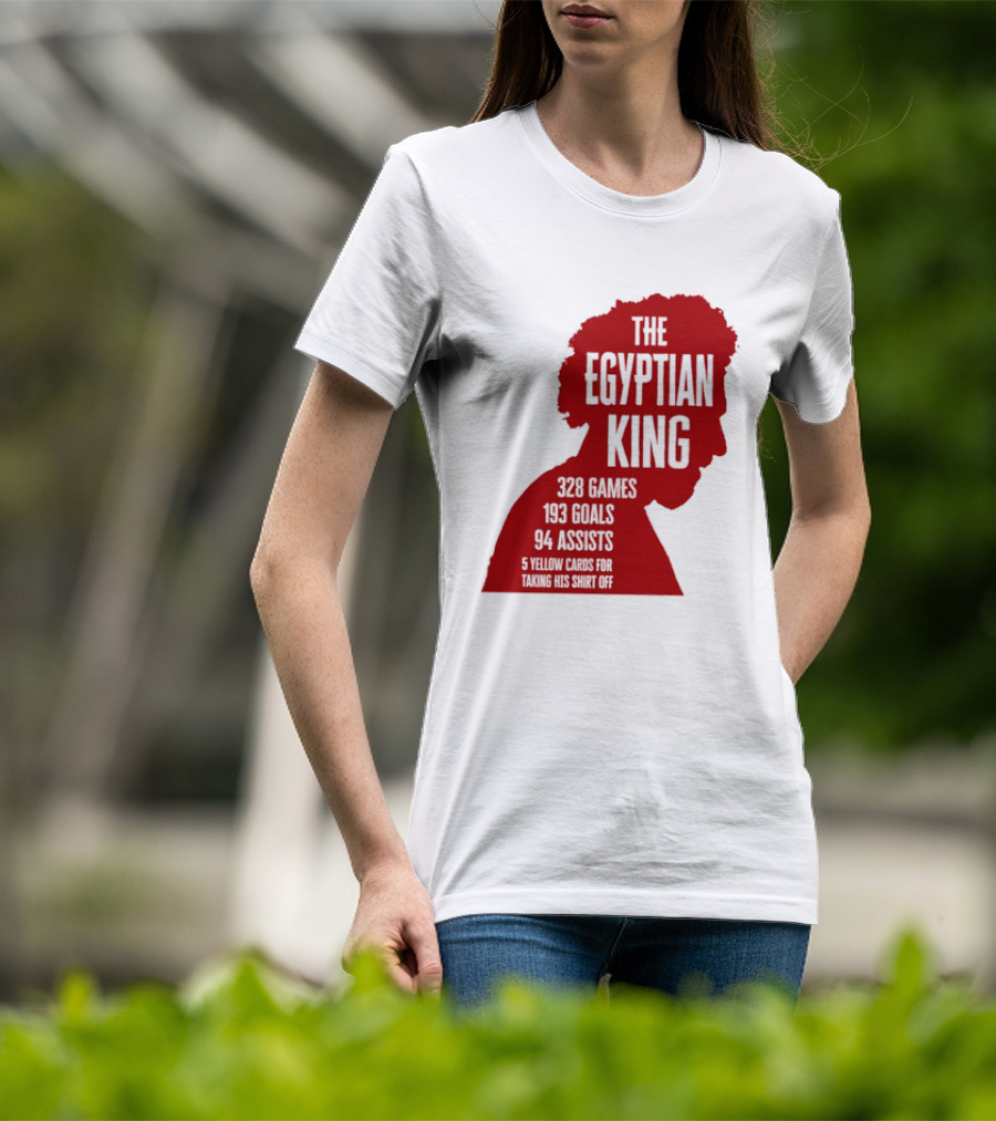 The Egyptian King Mohamed Salah 328 Games 159 Goals 94 Assists Liverpool FC Stats T-Shirt