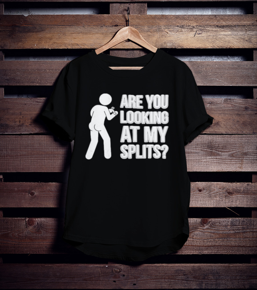 Running Marathon Are You Looking At My Splits T-Shirt